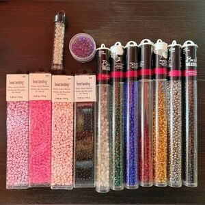 Bead Treasures & Bead Landing Glass Seed Beads - Multicolor Set